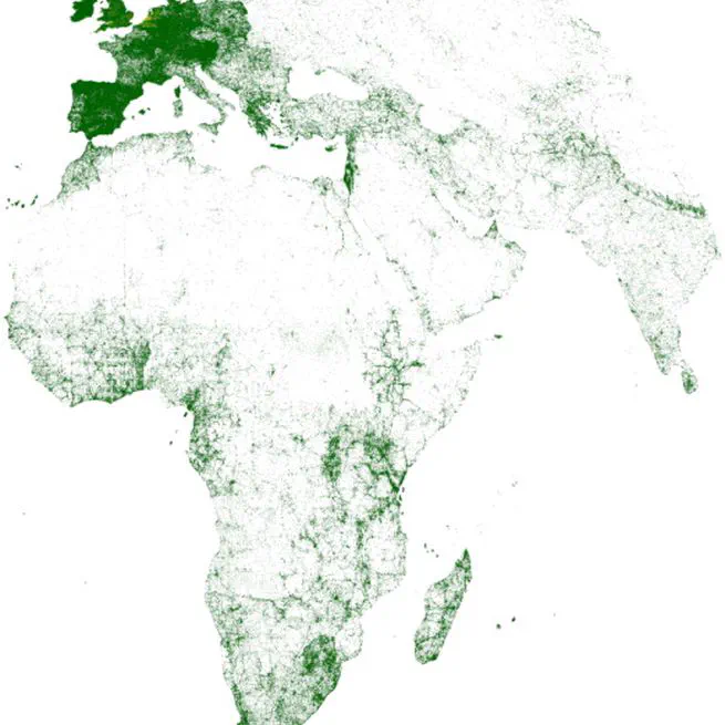 Improved species-occurrence predictions in data-poor regions: using large-scale data and bias correction with down-weighted Poisson regression and Maxent